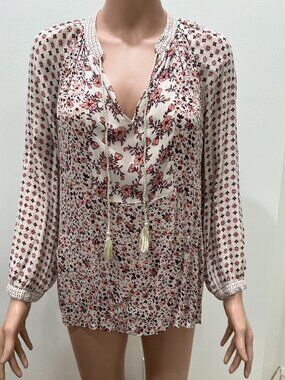 Lucky Brand floral print blouse